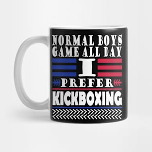 Kichboxen boxing ring men guys sport gift Mug